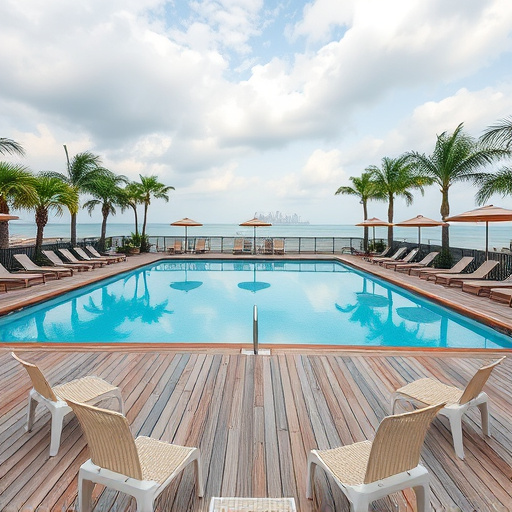 pool deck