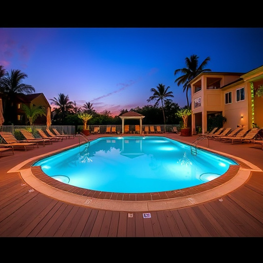 pool deck