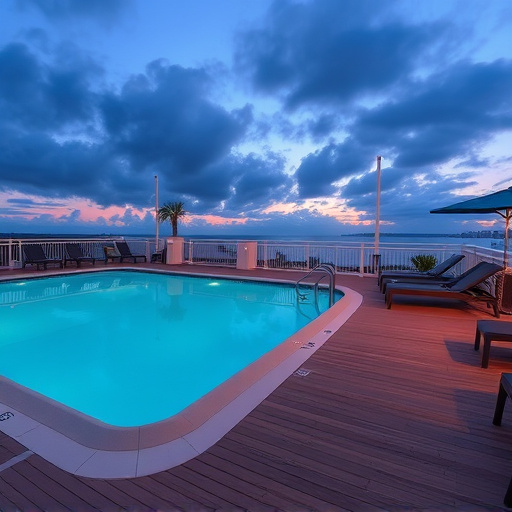 pool deck