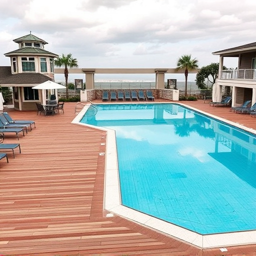 pool deck