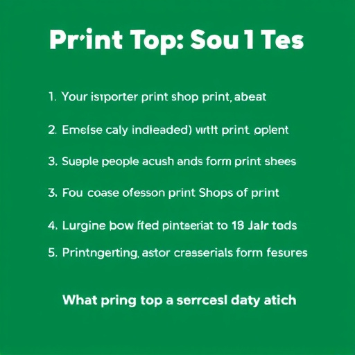 print shop tips