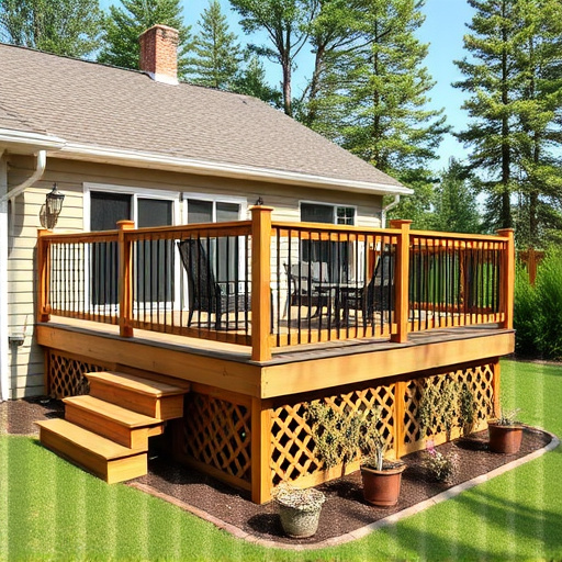 raised deck