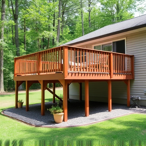 raised deck
