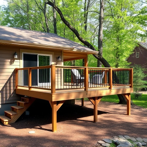 raised deck