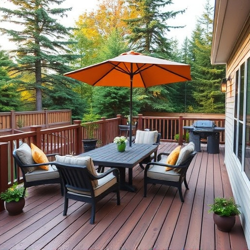 backyard deck