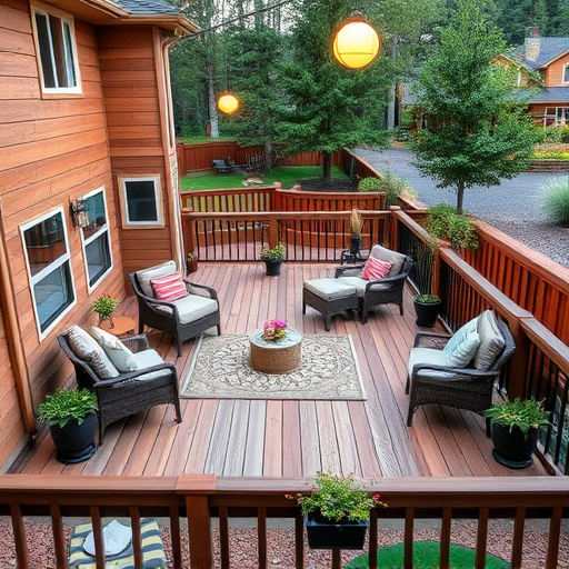 backyard deck