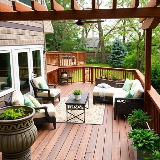 backyard deck