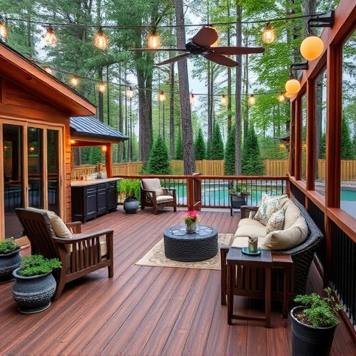 backyard deck