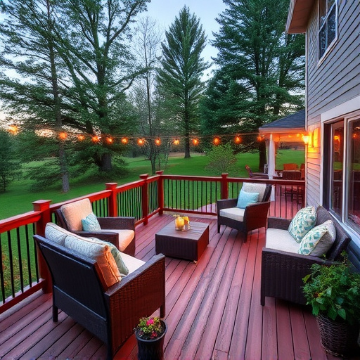 backyard deck