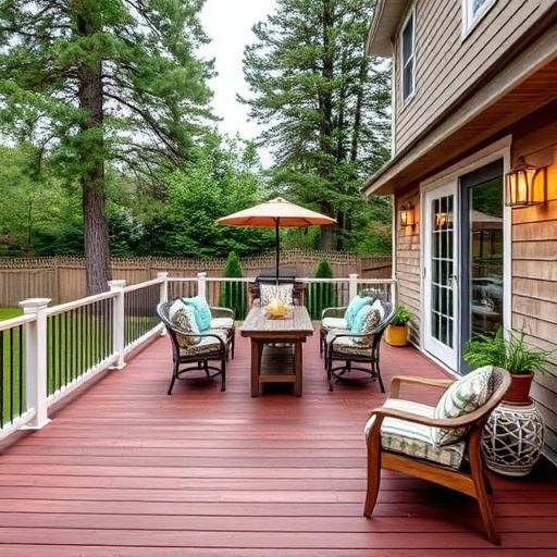 backyard deck
