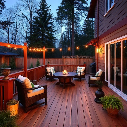 backyard deck