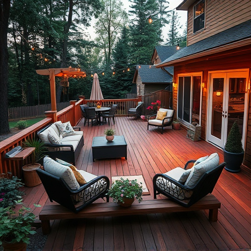 backyard deck