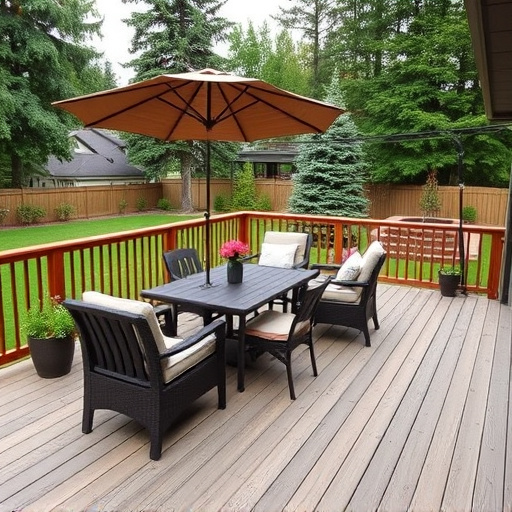 backyard deck