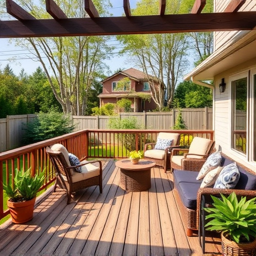 backyard deck