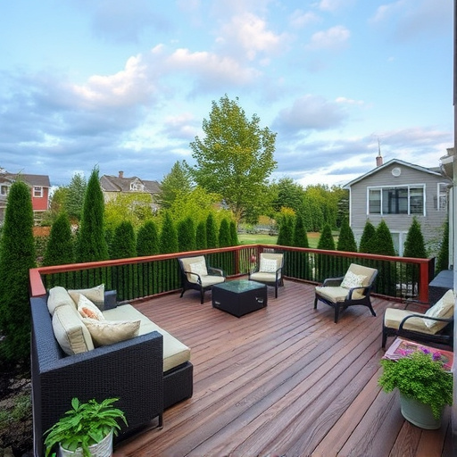 backyard deck