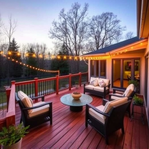 backyard deck
