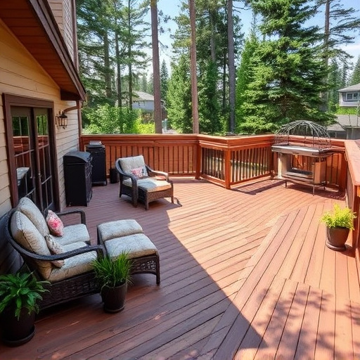 backyard deck