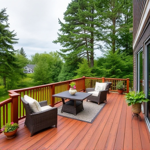backyard deck