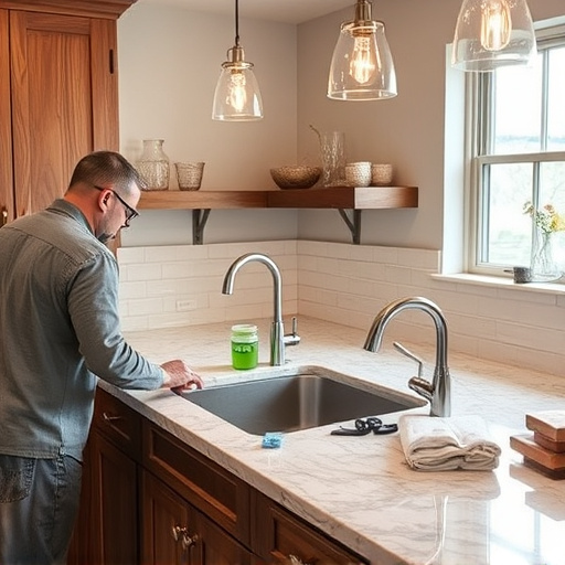 countertop install