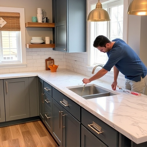 countertop install