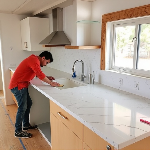 countertop install
