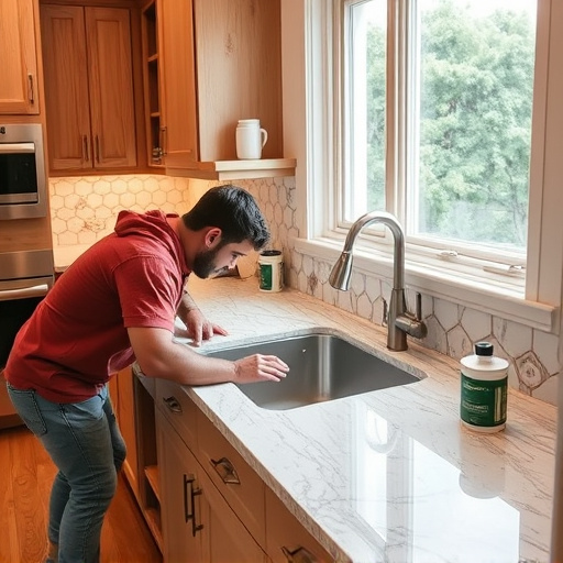 countertop install