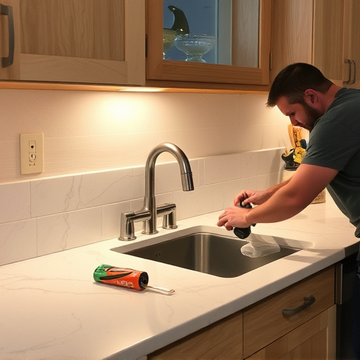 countertop install
