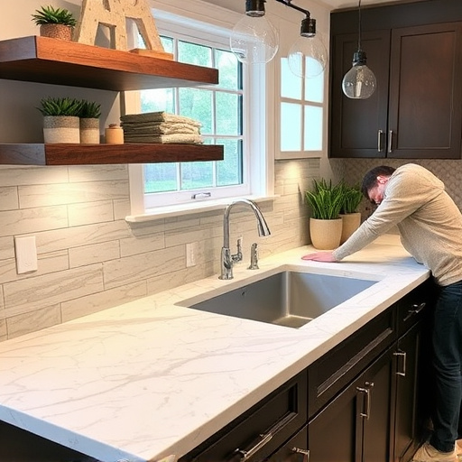 countertop install