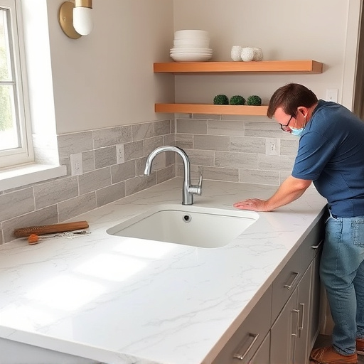 countertop install