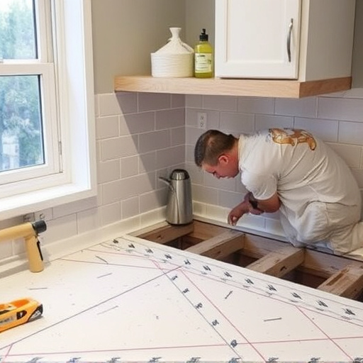 countertop install