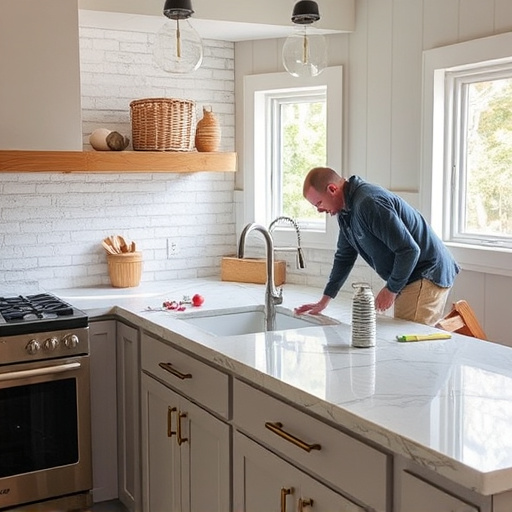 countertop install