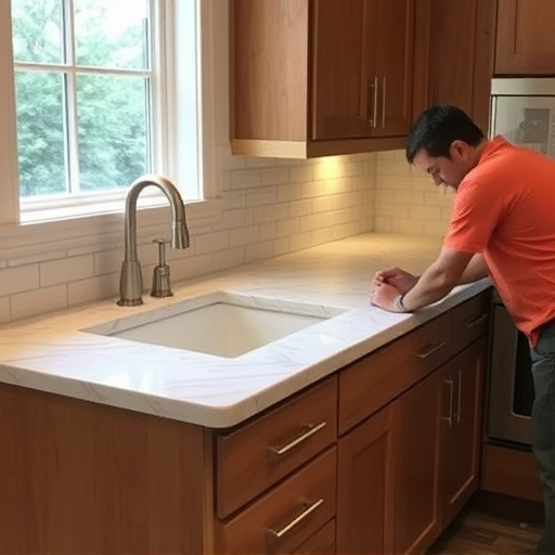 countertop install