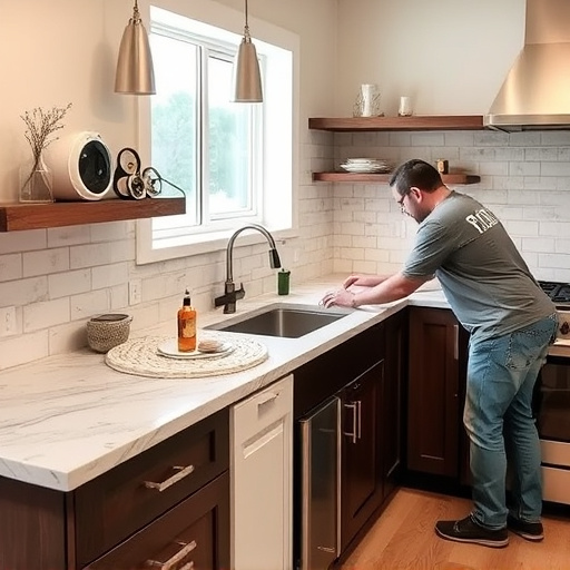 countertop install