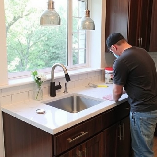 countertop install