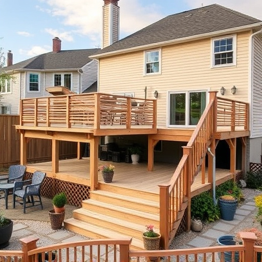 Elevate Your Raised Deck: Stairs Integration Guide