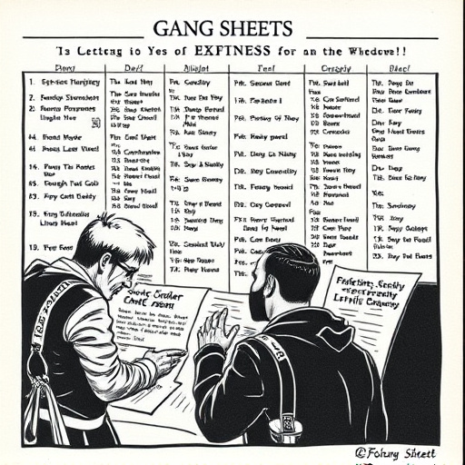 DTF gang sheets