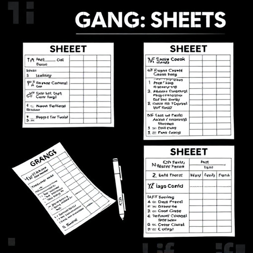 DTF gang sheets