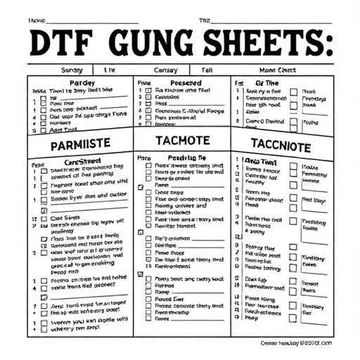 DTF gang sheets