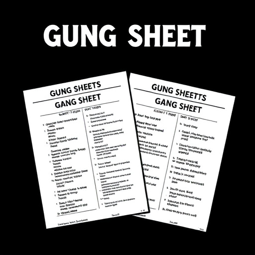 DTF gang sheets