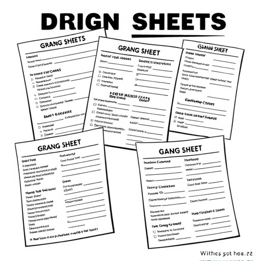DTF gang sheets