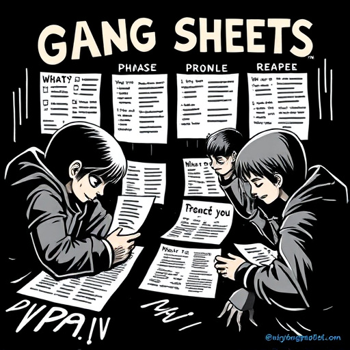DTF gang sheets
