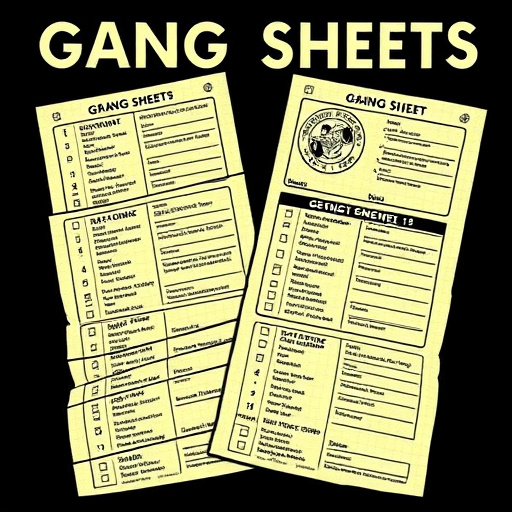 DTF gang sheets