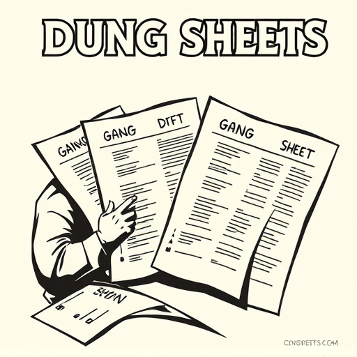 DTF gang sheets