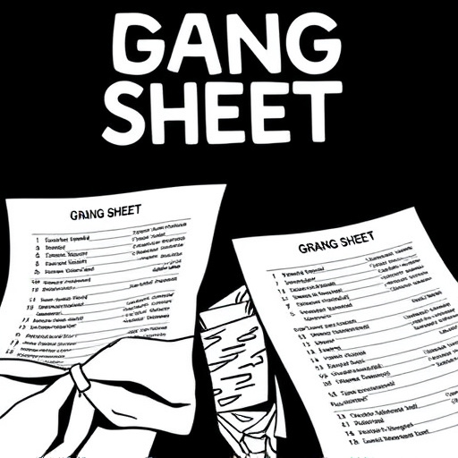 DTF gang sheets