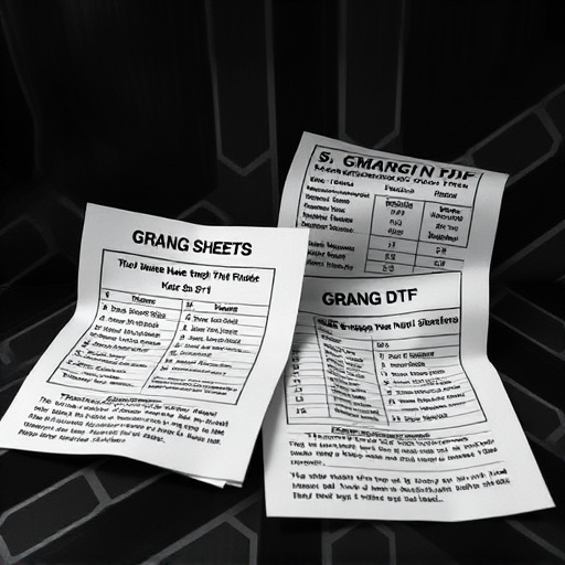 DTF gang sheets