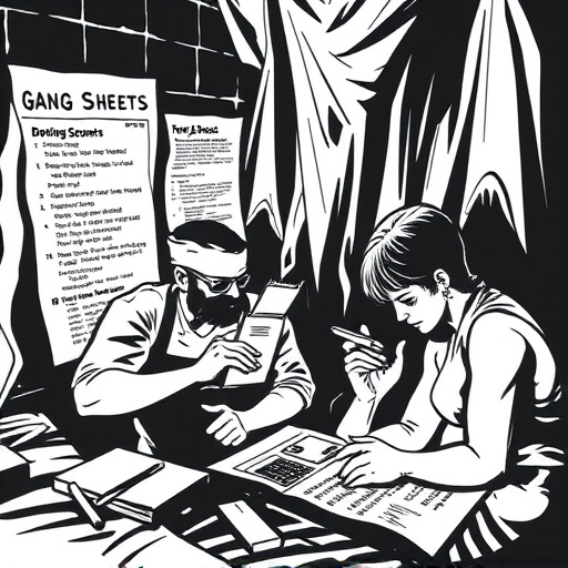 DTF gang sheets