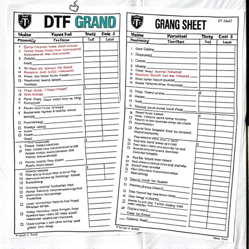 DTF gang sheets
