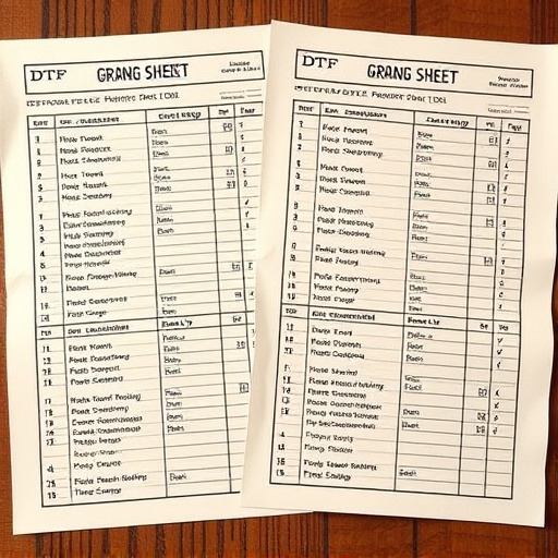 DTF gang sheets
