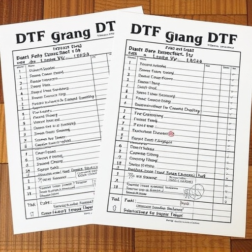 DTF gang sheets