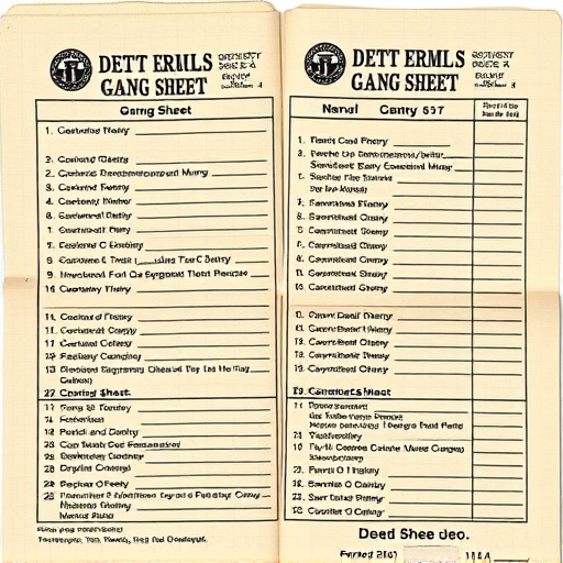 DTF gang sheets